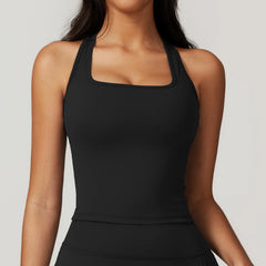 Women's Tight Elastic Sports Bra Vest | Gym Sport Yoga Crop Top Stretch Active Underwear
