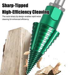 Heavy Duty Firewood Splitter Bit | Detachable Anti Stuck Log Splitting Auger
