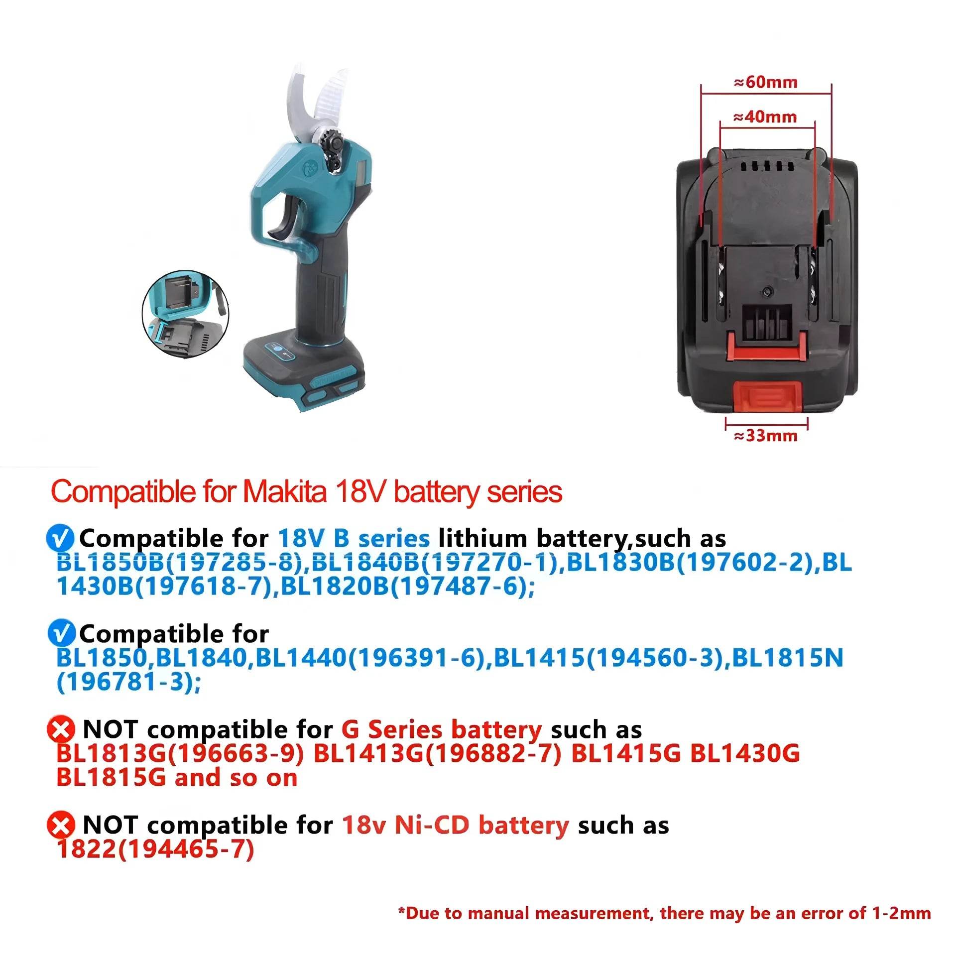 Cordless Brushless Electric Pruning Shears - SnaggIt