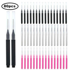 Professional 80/100 Piece Mini Grooming Set – Disposable Multi Purpose Precision Brushes