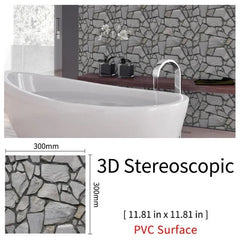 Imitation Brick & Cobblestone Wall Stickers by Snagg A Wall Sticker