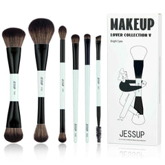 10 Pcs Double Sided Makeup Brush Set
