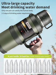 Ultra Capacity Thermal Jug | Heavy-Duty Hydration for Travel & Camping