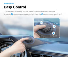 Wireless Bluetooth Remote Control (BTR200) | Instant One Touch Event Locking For Dash Cams