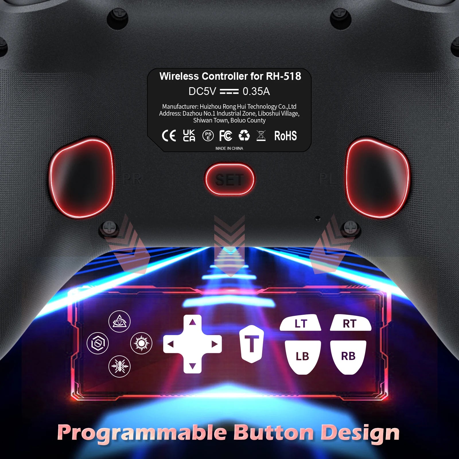 Wired Game Controller Compatible With PS5 & PS4 by Snagg A Game Controller