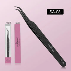 Professional Fiber Tip Eyelash Extension Tweezers – Precision High Volume Application Tool