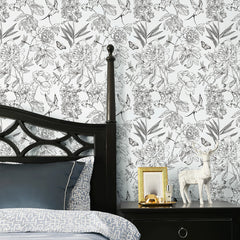 Floral Modern Waterproof Wallpaper by Snagg A Wallpaper