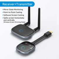 Wireless HDMI Transmitter & Receiver Kit for Streaming from Laptop to TV or Projector by Snagg An HDMI Transmitter