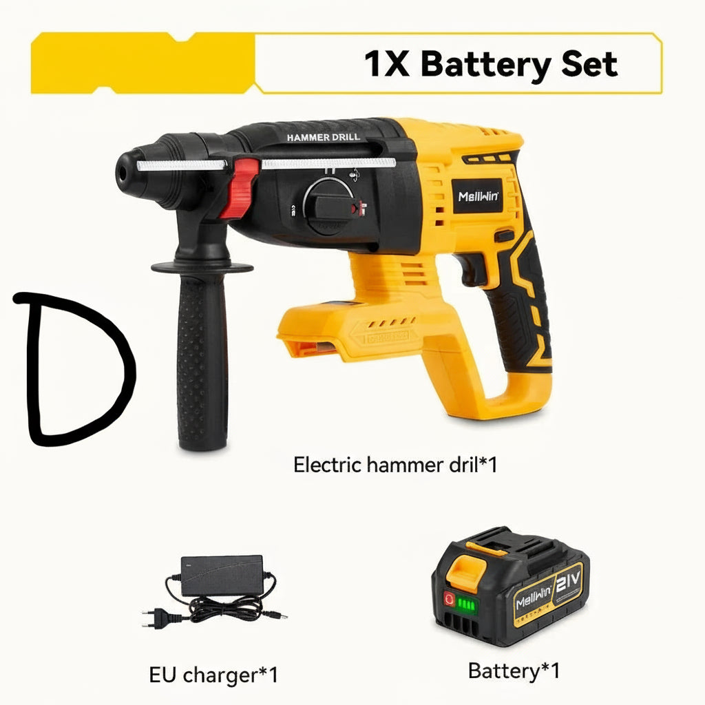 1680W Brushless Rotary Hammer Drill by Snagg A Rotary Hammer Drill
