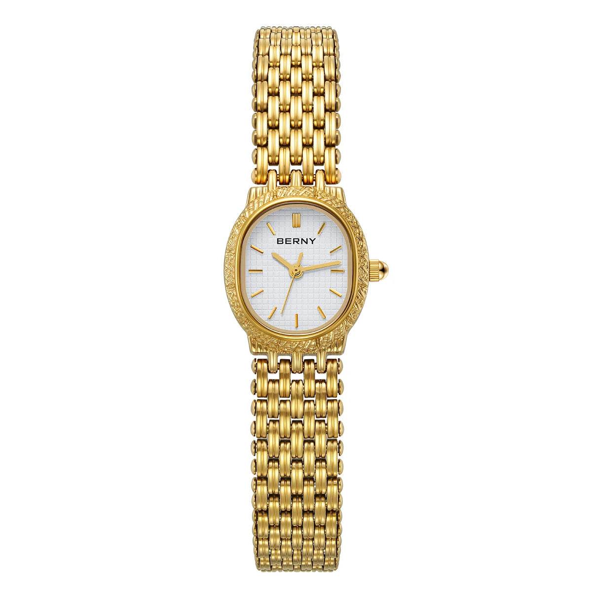 BERNY Golden Women’s Wristwatch - SnaggIt