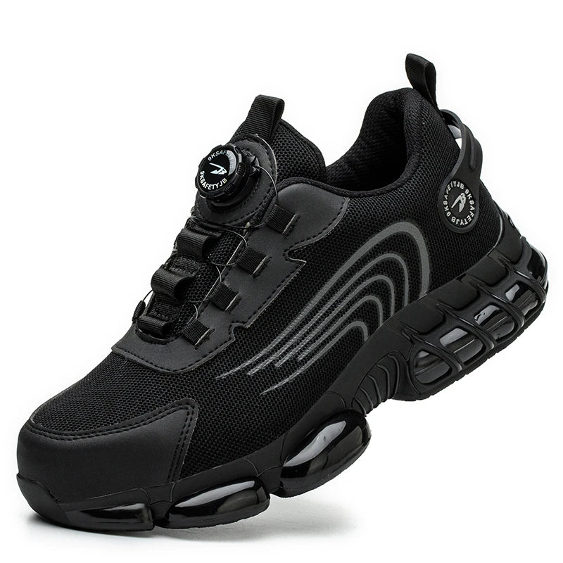 Lightweight Safety Shoes – Men Steel Toe Work by Snagg A Shoes