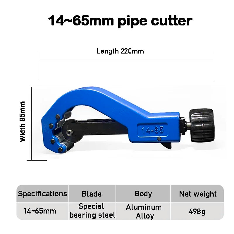 Roller-type large-diameter pipe cutter for PVC pipe – image 9