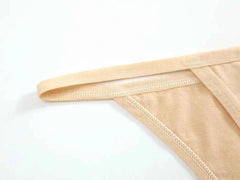 Cotton T-Back Thongs 5-Pack | Seamless Solid Colour Breathable Soft Women's Underwear