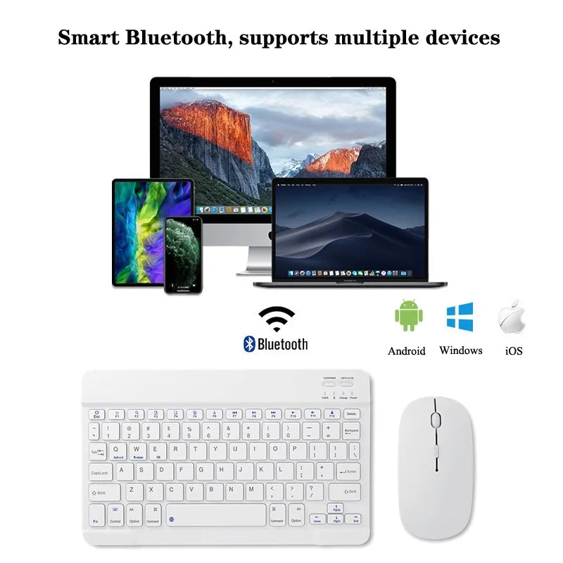 Universal Wireless Keyboard & Mouse for Tablet by Snagg A Wireless Keyboard