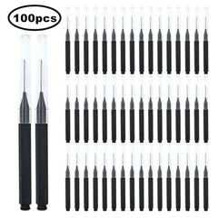 Professional 80/100 Piece Mini Grooming Set – Disposable Multi Purpose Precision Brushes