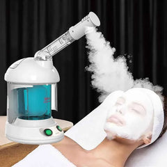 Portable Ionic Facial Steamer – Nano Mist Face Spa & Deep Cleansing Device