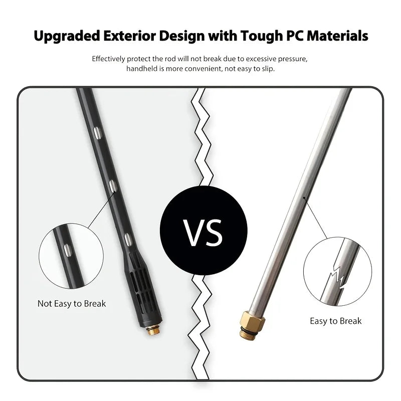 4000 PSI Heavy Duty Pressure Washer Extension Rod Kit by Snagg As Extension Rod