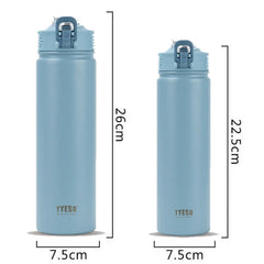 600ml/750ml High Performance Thermal Flask | Integrated Straw & All-Day Insulation