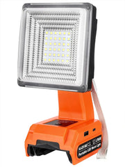 1500LM Cordless LED Work Light Compatible With Black and Decker 20v Battery