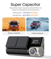 AI ISP 4K Dual Dash Cam | Sony Starvis Color Night Vision & GPS