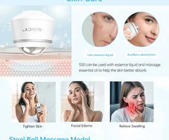 Stainless Steel Ice Roller – Cold Therapy Facial & Body Massage