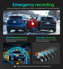 AI ISP 4K Dual Dash Cam | Sony Starvis Color Night Vision & GPS
