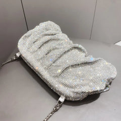 Elegant Rhinestone Crystal Evening Clutch by Snagg It Purses