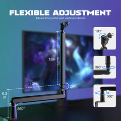 Adjustable Low Profile Microphone Arm Stand by Snagg A Microphone Stand