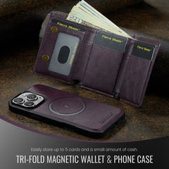 MagSafe Compatible Detachable Leather Wallet Case For iPhone Series by Snagg A MagSafe Wallet