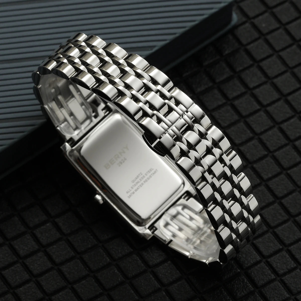 Rectangular Luxury Quartz Watch by Snagg A Watch
