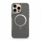 Carbon Fibre Pattern Magsafe phone case for iPhone 16 Series by Snagg A Phone Case
