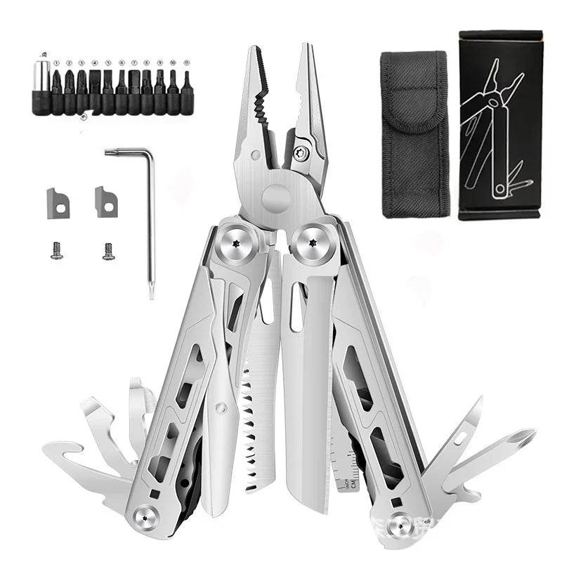 28-in-1 Stainless Steel Camping Multitool - SnaggIt
