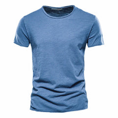 100% Cotton Daily Tee | Lightweight Summer Fitness & Leisure Top