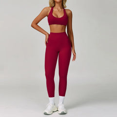 Women's 2/3-Piece Yoga Suit | Sports Bra High Waist Leggings & Shorts Push-Up Gym Activewear