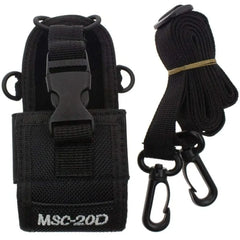 Walkie Talkie Holder Pouch Bag Case with Adajustable Shoulder Strap