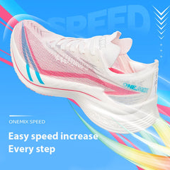Ultralight Bounce Trainers Marathon Running Shoes With Carbon Plate