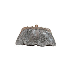 Luxy Moon Dark Blue Sequin Evening Clutch by Snagg It Purses
