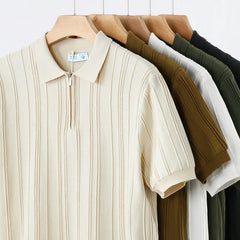 Vintage Knitted Polo | England Style Summer Business Casual