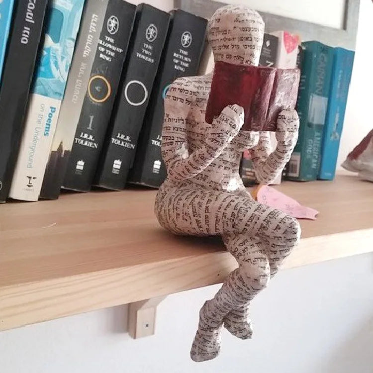 Abstract Reading Woman Sculpture by Snagg A Sculpture