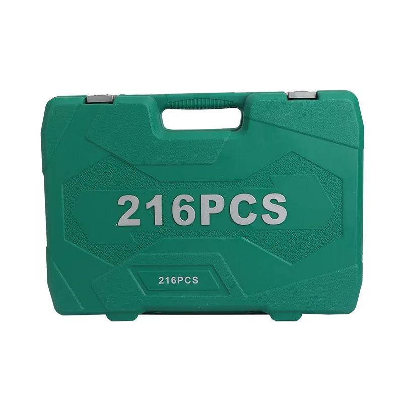 216-Piece Complete Ratchet Wrench & Socket Tool Set - SnaggIt