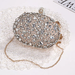Luxury Crystal Diamond Evening Clutch by Snagg It Purses