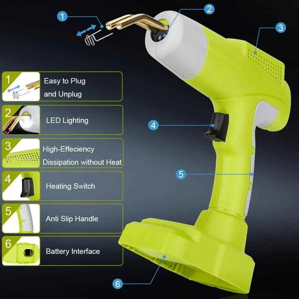 Cordless plastic welder kit for Ryobi 18V batteries – image 4