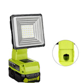 15W Cordless LED Work Light | 1500LM High Intensity Spotlight & USB Power Bank Compatible With Ryobi 18V Batteries