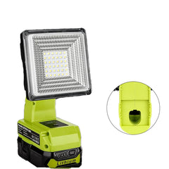 15W Cordless LED Work Light | 1500LM High Intensity Spotlight & USB Power Bank Compatible With Ryobi 18V Batteries