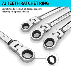 Ratcheting Spanner Wrench Set – 7 or 12 - Piece by Snagg A Wrench Set