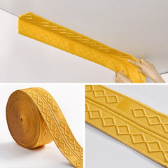 9.2M Self-Adhesive 3D Diamond Wall Skirting Border by Snagg A Wallpaper