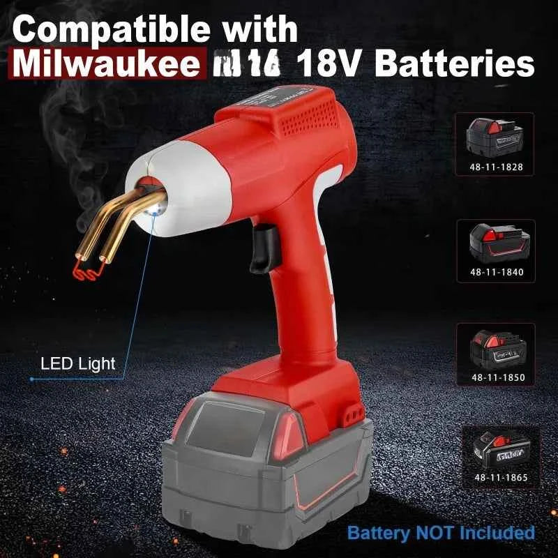 Cordless hot stapler plastic welder with LED light – image 5