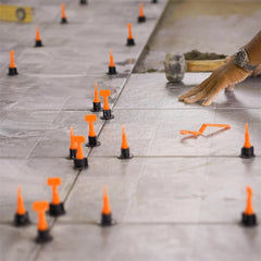 Tile Leveling System Kit Spacers | Floor & Wall Leveler Locator Positioning Set for Tiles Installation