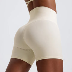 Women's High Waist Push-Up Gym Shorts | Super Soft Fabric Yoga Cycling Workout Sports Leggings