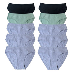 10-Pack Women’s Low-Waist Cotton Panties - SnaggIt